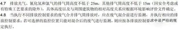各行业烟囱(排气筒)环保高度要求汇总,排气筒最低高度等规定
